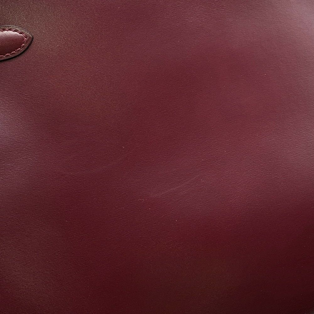 エルメス ハンドバッグ ケリー32 内縫いルージュアッシュ/ゴールド金具 ボックスカーフ □E刻印 ２wayショルダー