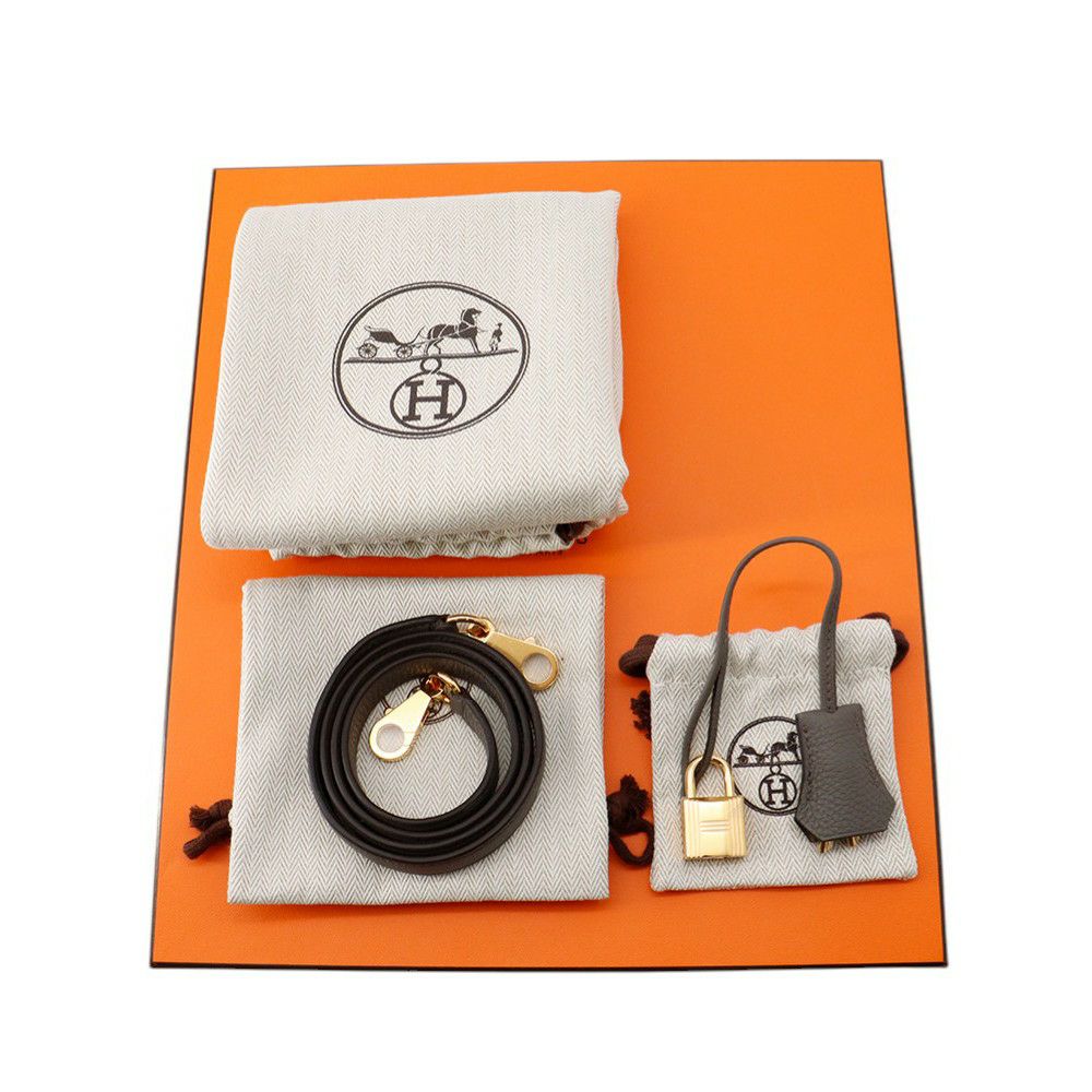 エルメス ハンドバッグ ケリー25 内縫い エタン/ゴールド金具 トゴ K刻印 ２wayショルダー