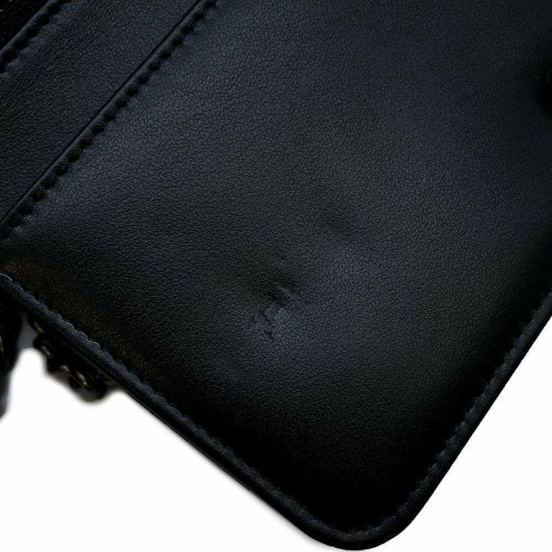 シャネル チェーンウォレット ボーイシャネル マトラッセ ココマーク キャビアスキン AP1117 CHANEL 黒