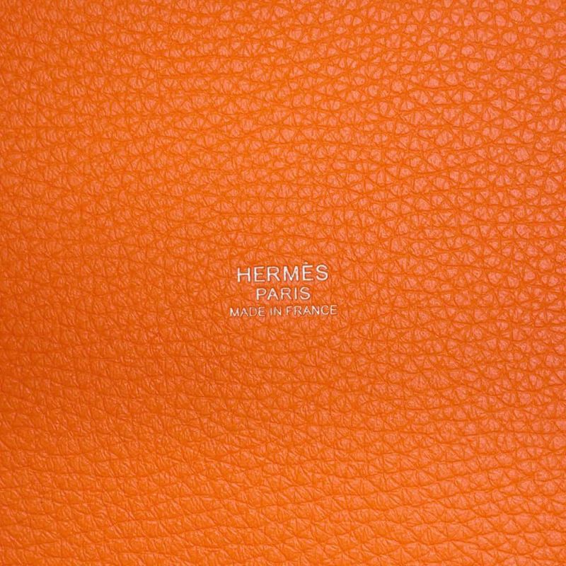 エルメス ハンドバッグ ピコタンロックPM オレンジミニアム/シルバー金具 トリヨンクレマンス B刻印