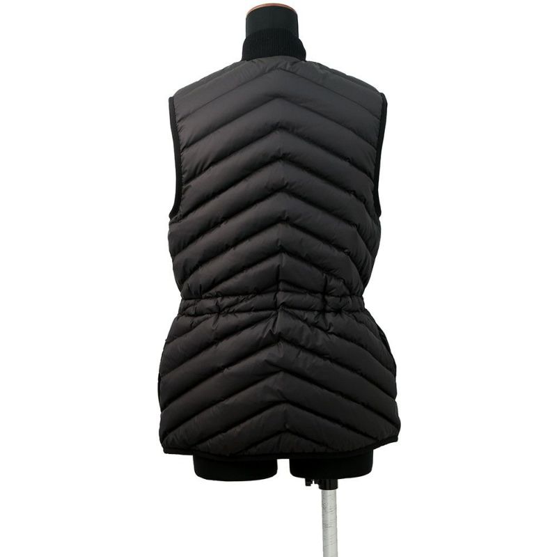 エルメス ダウンベスト クルードセル パッチ付き レディースサイズ34 HERMES アウター 黒
