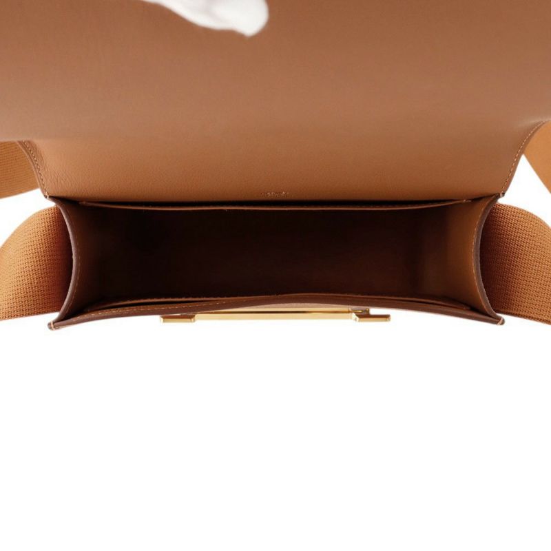 エルメス ショルダーバッグ ゲタ ゴールド/ゴールド金具 エバーカラー K刻印 HERMES シェーブル