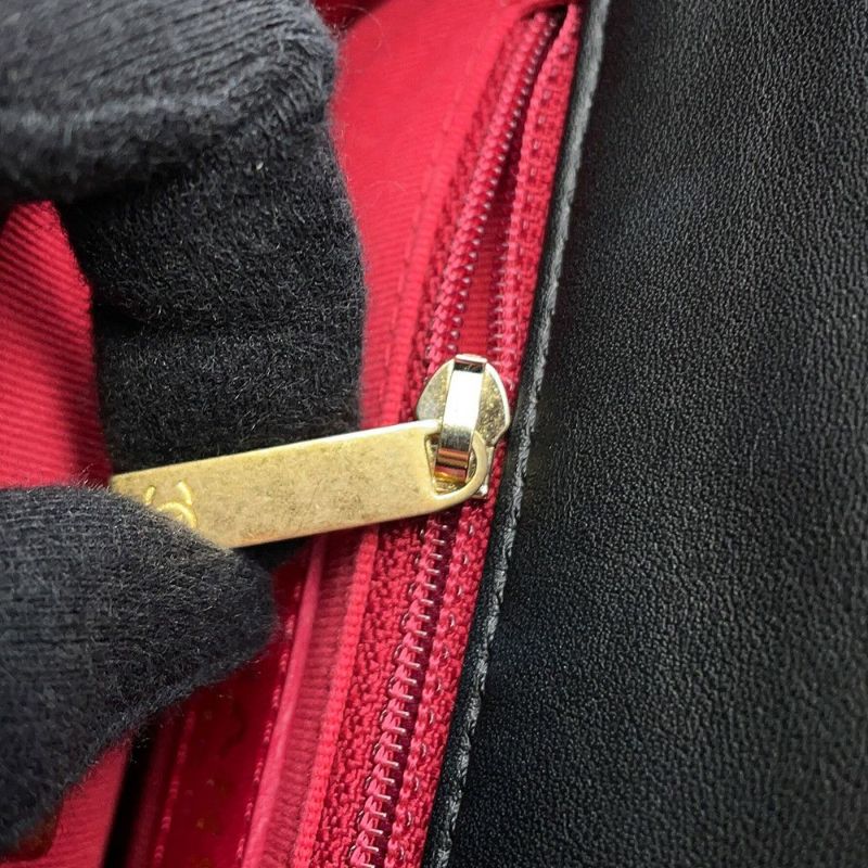 シャネル チェーンショルダーバッグ ミニマトラッセ フェイクパール ラムスキン AS2855 CHANEL バッグ 2ｗay 黒