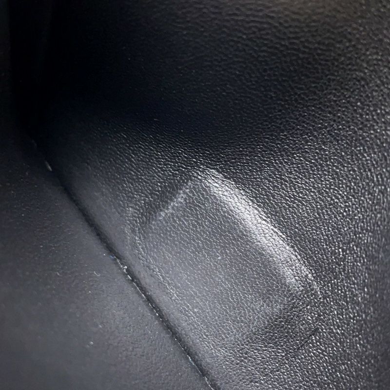 エルメス カードケース ベアン ミニ 小銭入れ付き モノクローム ブラック/ブラック金具 ヴォーマダム K刻印 黒