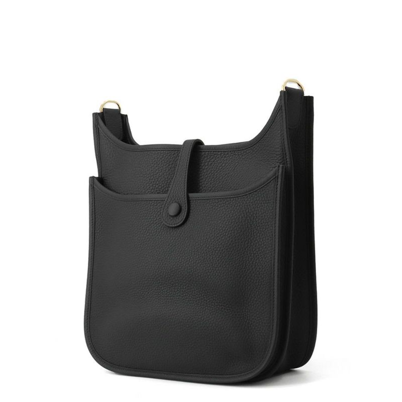 エルメス ショルダーバッグ エブリン3 PM ブラック/ゴールド金具 トリヨンクレマンス K刻印 黒