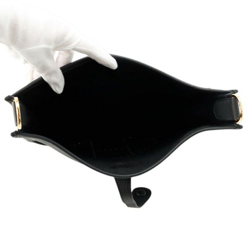 エルメス ショルダーバッグ エブリン3 PM ブラック/ゴールド金具 トリヨンクレマンス K刻印 黒