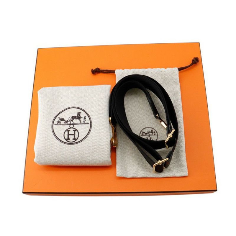 エルメス ショルダーバッグ エブリン3 PM ブラック/ゴールド金具 トリヨンクレマンス K刻印 黒