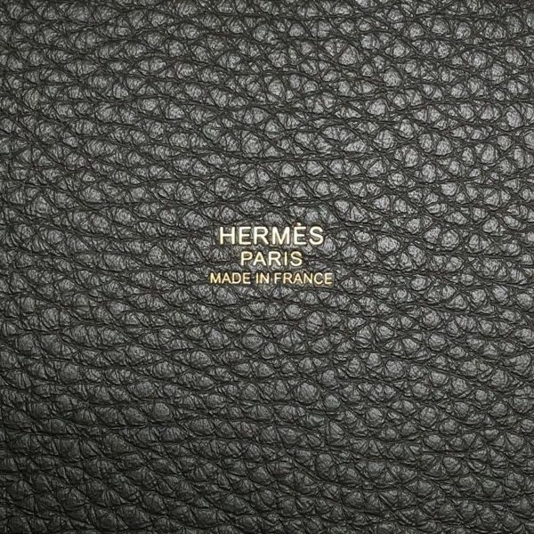 エルメス ハンドバッグ ピコタンロックPM ダークブロンズ/ゴールド金具 トリヨンクレマンス K刻印