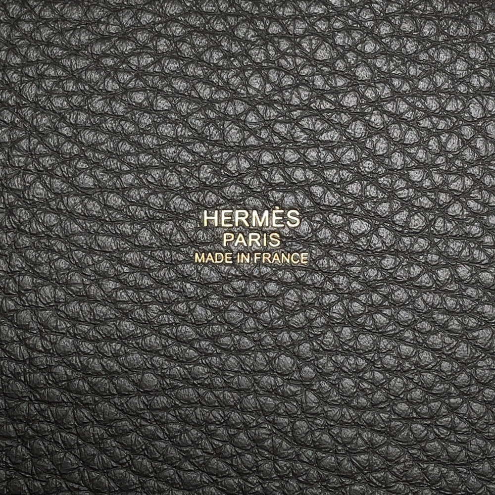エルメス ハンドバッグ ピコタンロックPM ダークブロンズ/ゴールド金具 トリヨンクレマンス K刻印