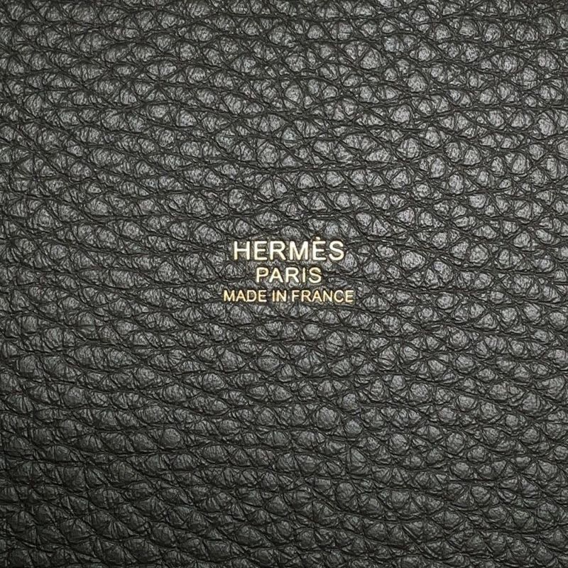 エルメス ハンドバッグ ピコタンロックPM ダークブロンズ/ゴールド金具 トリヨンクレマンス K刻印