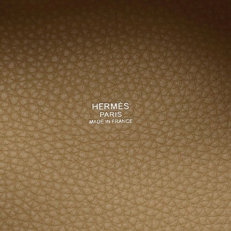 エルメス ハンドバッグ ピコタンロックMM ビスキュイ/シルバー金具 トリヨンクレマンス K刻印