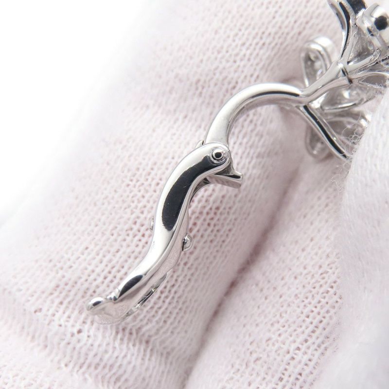 ヴァンクリーフ&アーペル イヤリング ソクラテス イヤリング 3フラワー ダイヤ 66P 計1.32ct K18WGホワイトゴールド VCARB14300