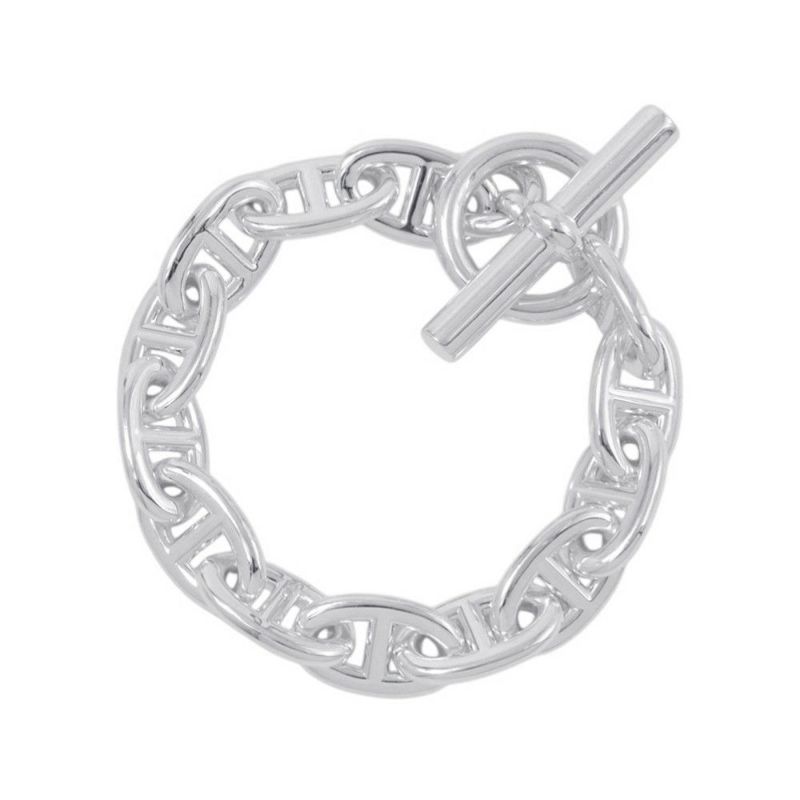 エルメス ブレスレット シェーヌダンクルTGM 13コマ SV925シルバー HERMES ジュエリー