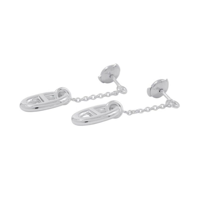 エルメス ピアス シェーヌダンクル ファランドール ピアス MM Earrings SV925シルバー HERMES ジュエリー