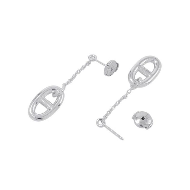 エルメス ピアス シェーヌダンクル ファランドール ピアス MM Earrings SV925シルバー HERMES ジュエリー