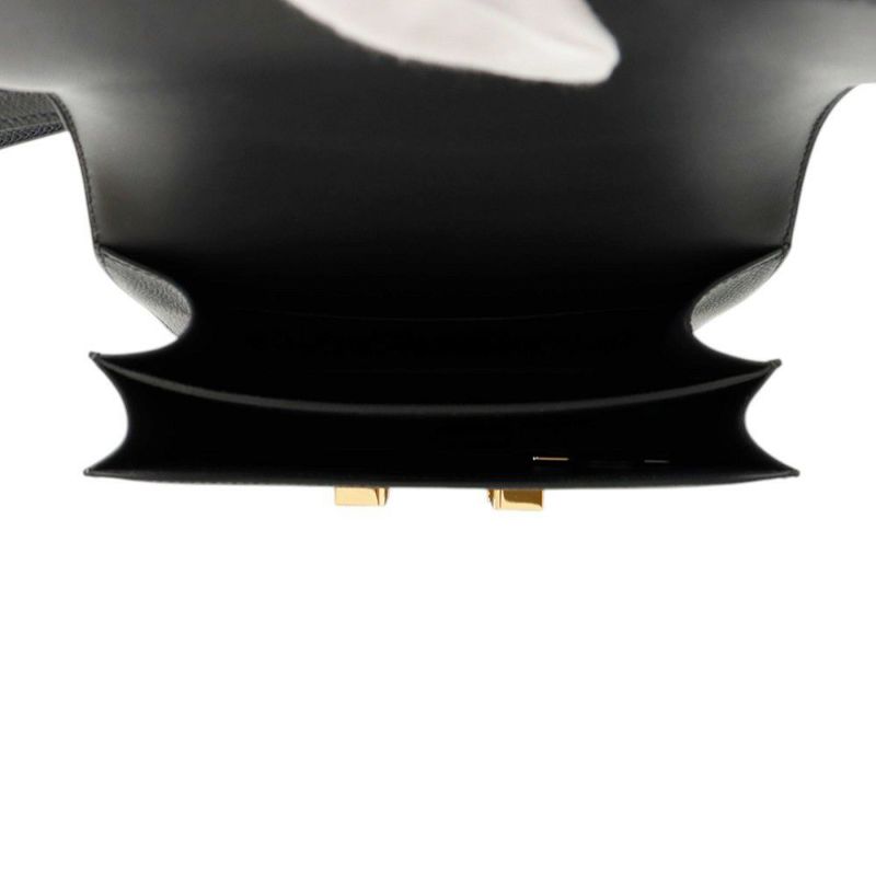 エルメス ミニ コンスタンス3 ミロワール ブラック/ゴールド金具 エプソン K刻印 黒