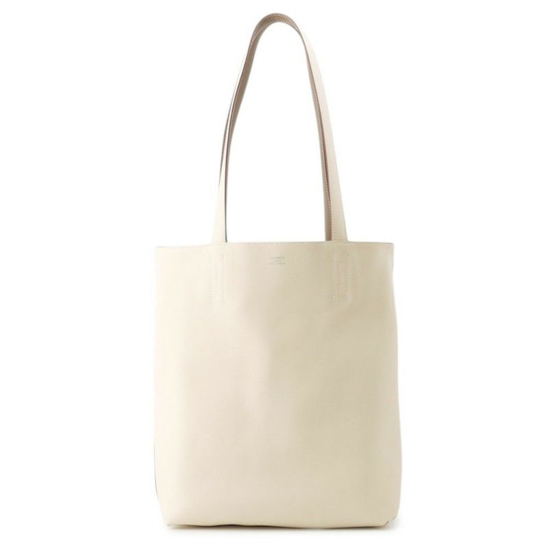 エルメス トートバッグ ネオ ドゥブルセンス 35 エトゥープ/クレ スイフト K刻印  リバーシブル