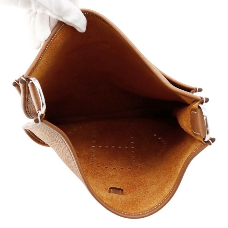 エルメス ショルダーバッグ エブリン3 PM ゴールド/シルバー金具 トリヨンクレマンス K刻印