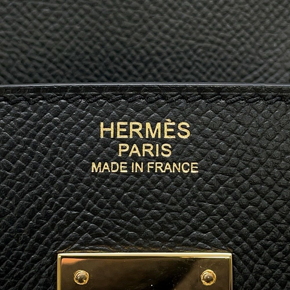 エルメス バーキン30 ブラック/ゴールド金具 エプソン D刻印 HERMES Birkin ハンドバッグ 黒