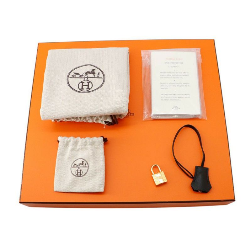 エルメス バーキン30 ブラック/ゴールド金具 エプソン D刻印 HERMES Birkin ハンドバッグ 黒