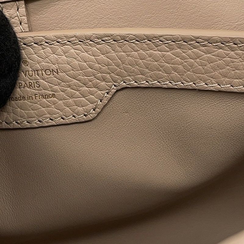 ルイヴィトン ハンドバッグ レザー カプシーヌ MM LOUIS VUITTON ヴィトン バッグ 2way ショルダーバッグ スタッズ