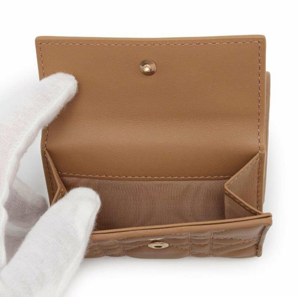 クリスチャン・ディオール 三つ折り財布 レディディオール ロータスウォレット カナージュ S0181ONMJ