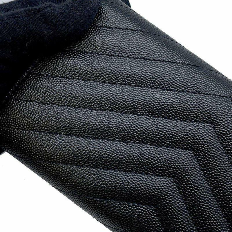サンローランパリ 長財布 モノグラム ラージ キルティング フラップウォレット 372264 SAINT LAURENT PARIS 黒