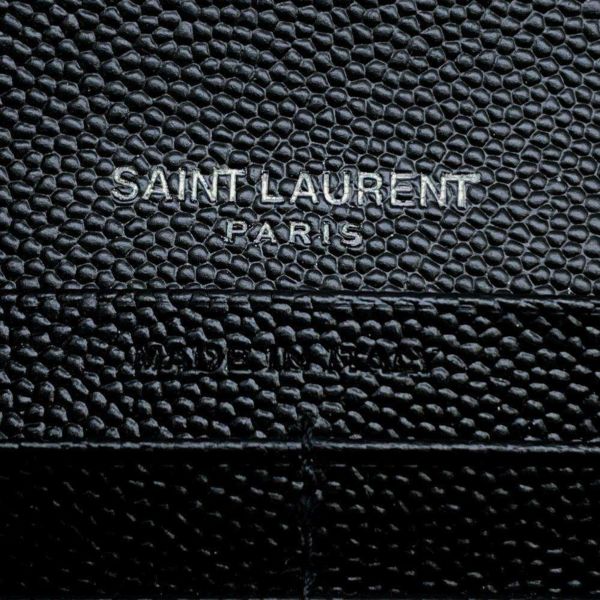 サンローランパリ 長財布 モノグラム ラージ キルティング フラップウォレット 372264 SAINT LAURENT PARIS 黒