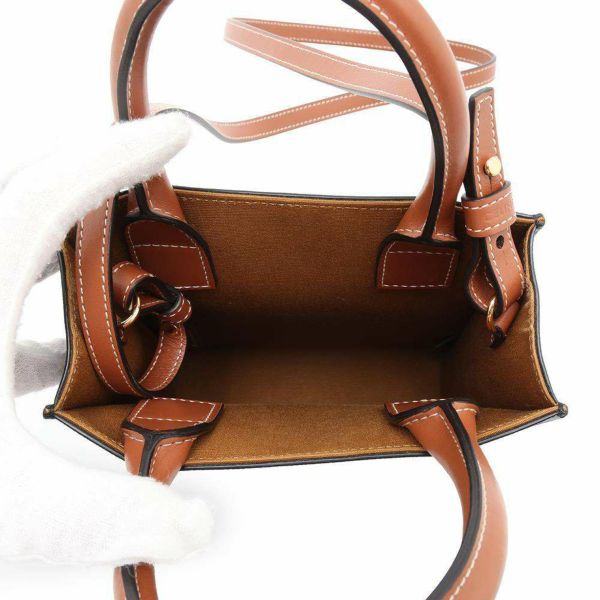 セリーヌ ハンドバッグ トリオンフ ミニ バーティカル カバ PVC/レザー 194372 CELINE 2wayショルダーバッグ ブラウン