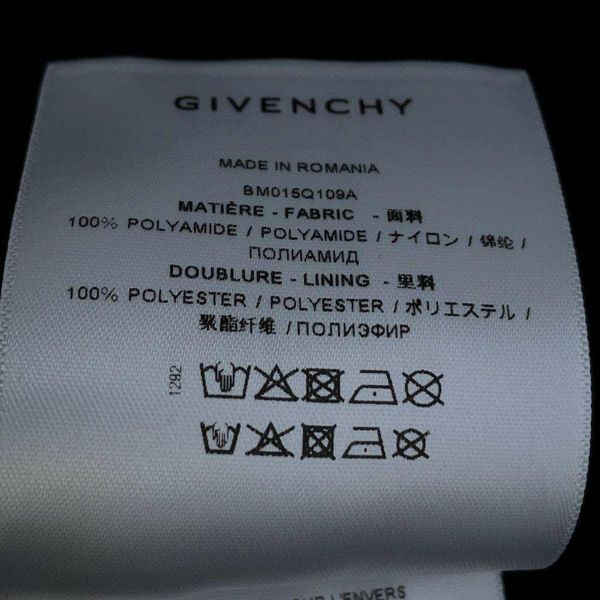 ジバンシー ジャケット ナイロン メンズサイズ52 BM015Q109A GIVENCHY アウター 黒