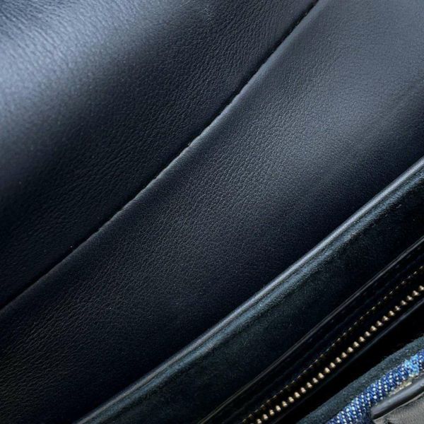 クリスチャン・ディオール ショルダーバッグ サドルバッグ デニム Christian Dior バッグ