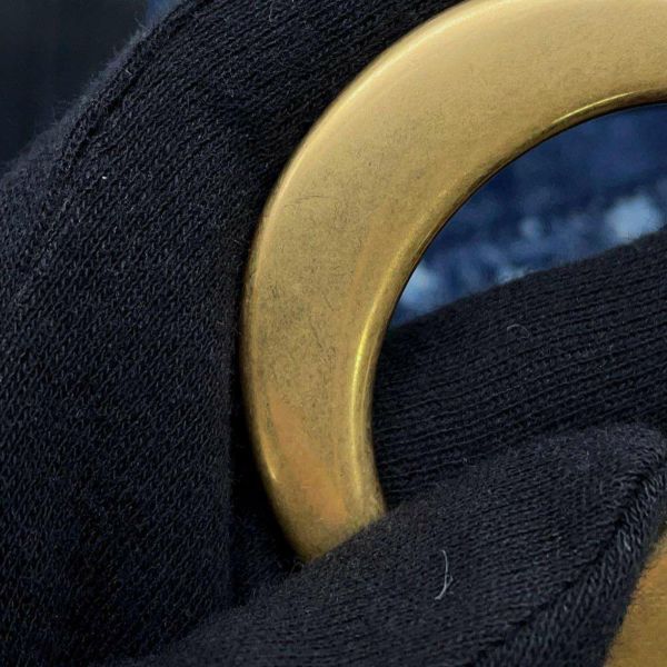 クリスチャン・ディオール ショルダーバッグ サドルバッグ デニム Christian Dior バッグ