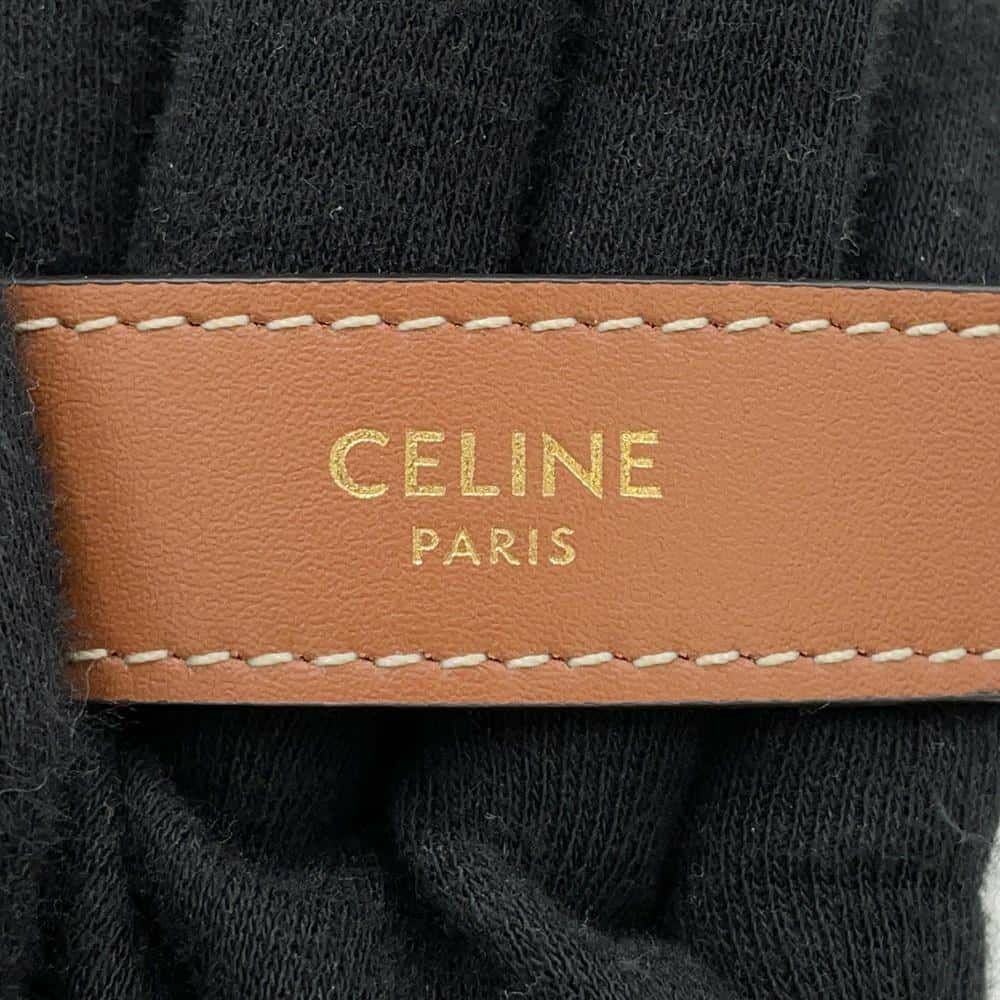 セリーヌ ハンドバッグ トリオンフ アヴァ AVA PVC/カーフレザー 193952 CELINE 白