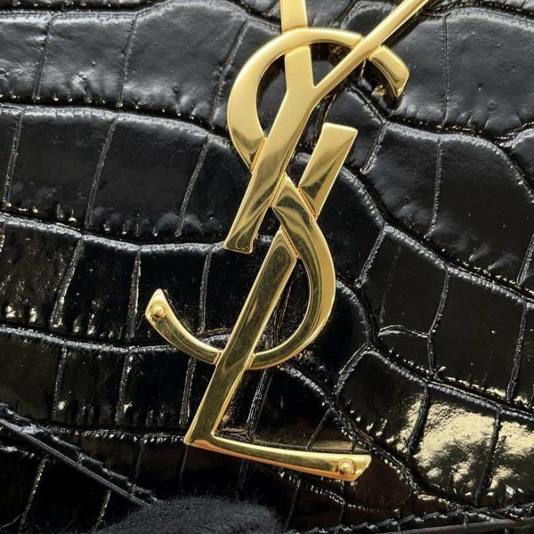 サンローランパリ 長財布 アップタウン ラージウォレット 型押しレザー 582124 SAINT LAURENT PARIS 財布 黒