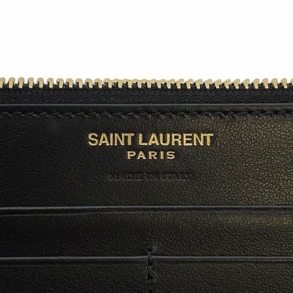 サンローランパリ 長財布 アップタウン ラージウォレット 型押しレザー 582124 SAINT LAURENT PARIS 財布 黒