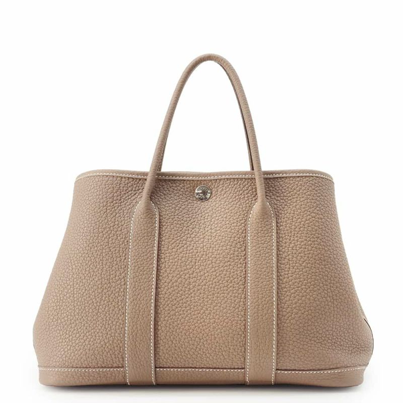 エルメス トートバッグ ガーデンパーティTPM エトゥープ/シルバー金具 ネゴンダ A刻印