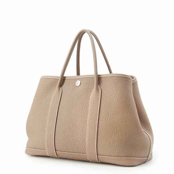 エルメス トートバッグ ガーデンパーティTPM エトゥープ/シルバー金具 ネゴンダ A刻印