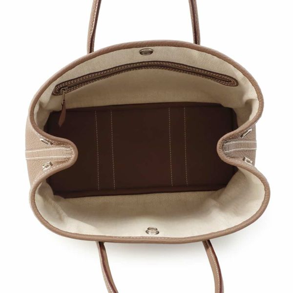 エルメス トートバッグ ガーデンパーティTPM エトゥープ/シルバー金具 ネゴンダ A刻印