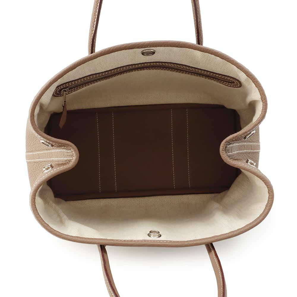 エルメス トートバッグ ガーデンパーティTPM エトゥープ/シルバー金具 ネゴンダ A刻印