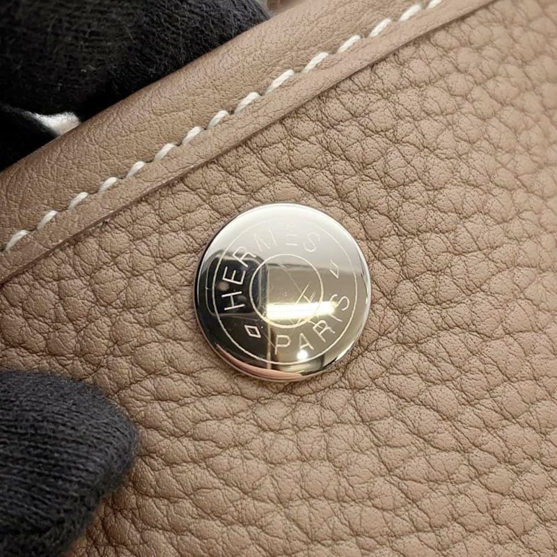 エルメス トートバッグ ガーデンパーティTPM エトゥープ/シルバー金具 ネゴンダ A刻印