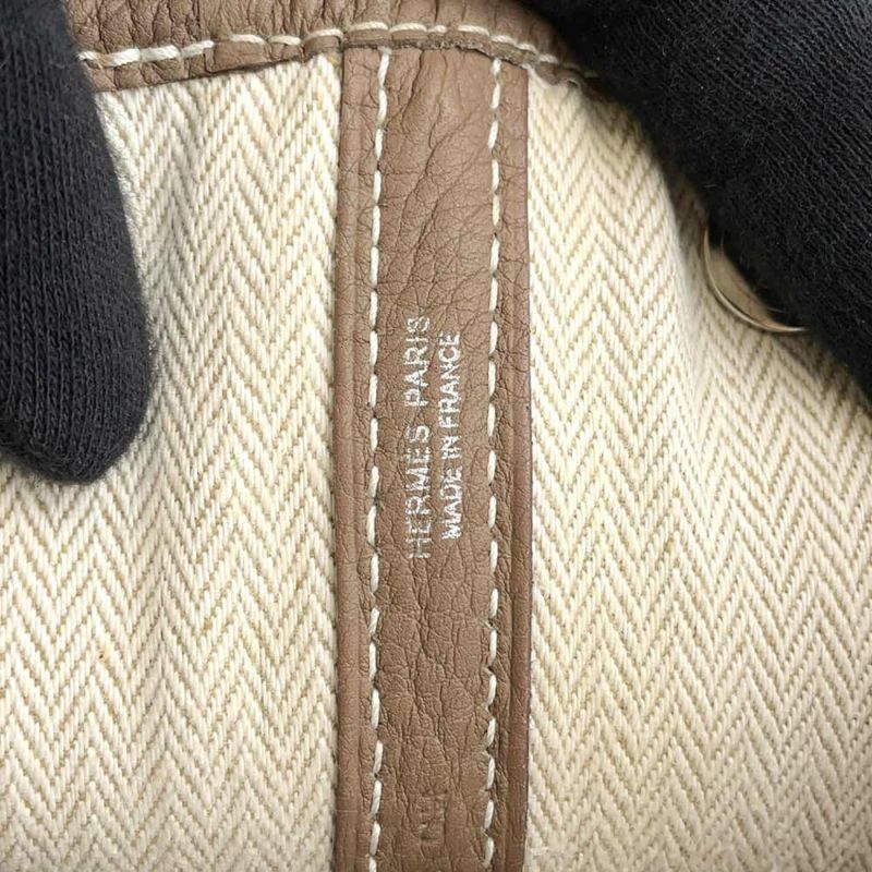エルメス トートバッグ ガーデンパーティTPM エトゥープ/シルバー金具 ネゴンダ A刻印