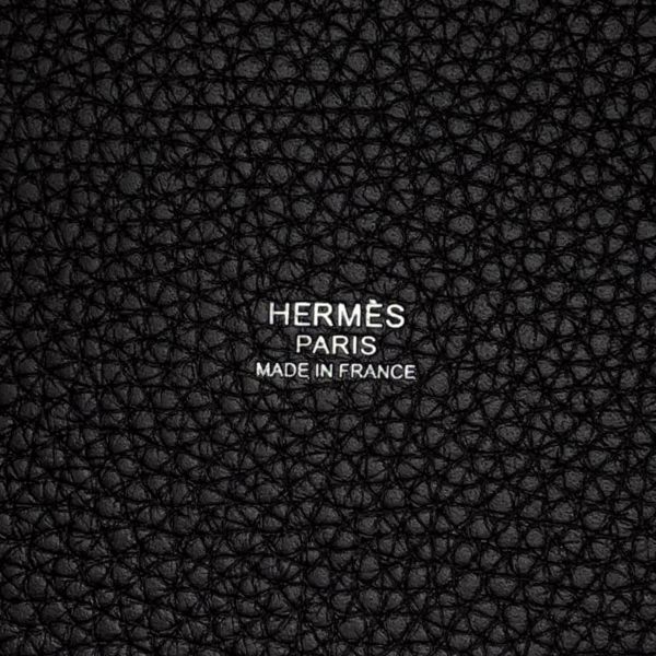 エルメス ハンドバッグ ピコタンロックPM プルノワール/シルバー金具 トリヨンクレマンス W刻印