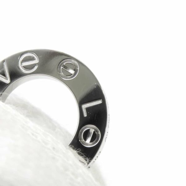 カルティエ ブレスレット ラブサークル ダイヤモンド 2P 計0.03ct K18WG B6038100 Cartier ジュエリー チェーン