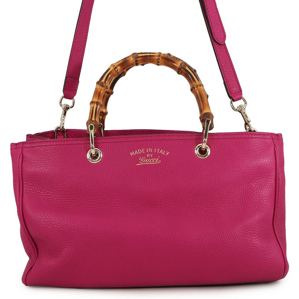 グッチ ハンドバッグ バンブー ショッパー ミディアム トートバッグ 323660 GUCCI バッグ 2way ショルダーバッグ