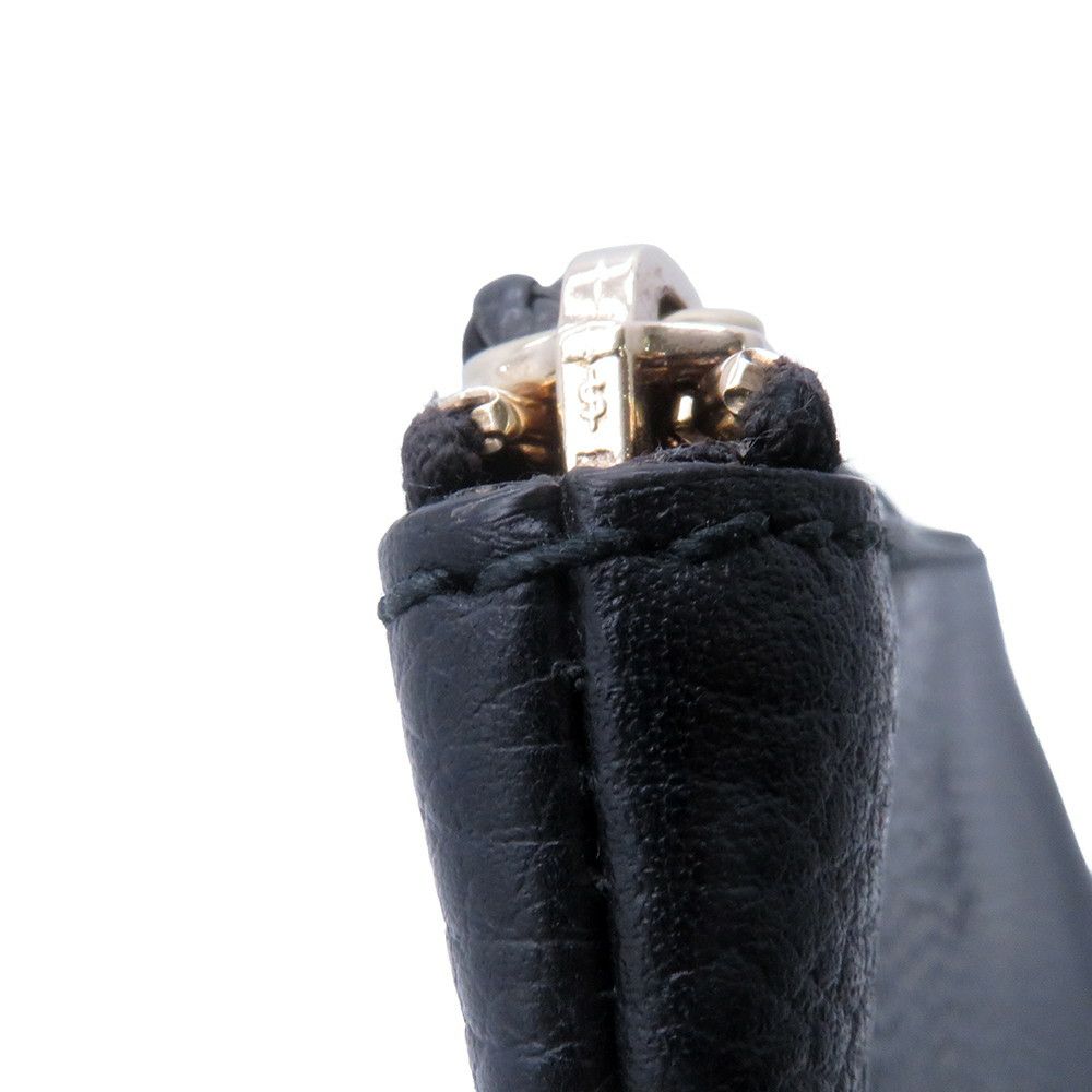 グッチ クラッチバッグ レザー バンブー タッセル ポーチ 376854 GUCCI バッグ セカンドバッグ ミニバッグ 黒 アウトレット品