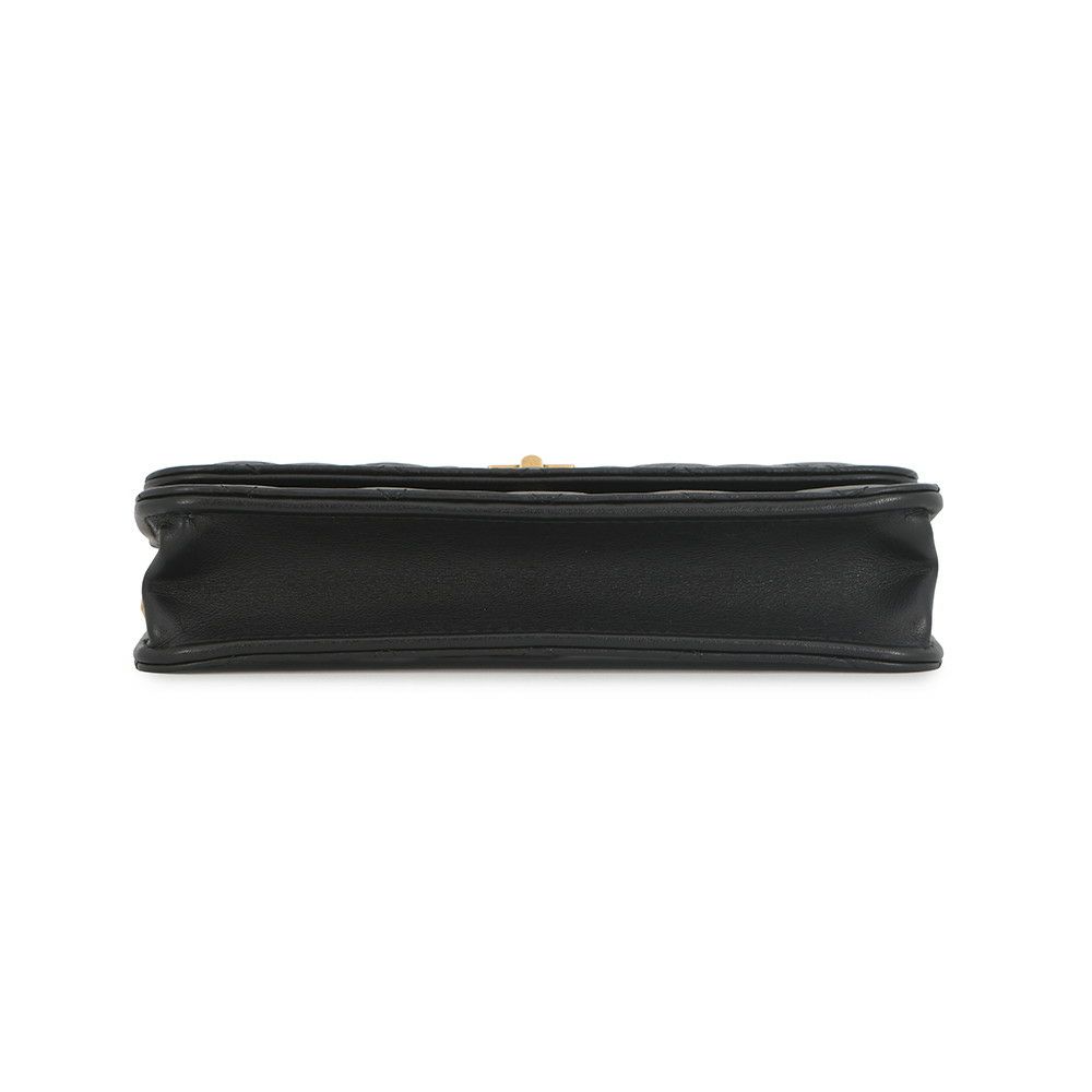 シャネル チェーンウォレット マトラッセ 2.55 ココマーク エイジドカーフレザー AP3169 CHANEL 黒