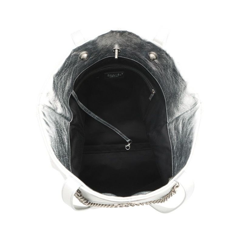 シャネル チェーントートバッグ ココマーク デカココ マトラッセ クラブ モナコ シャイニーカーフレザー CHANEL