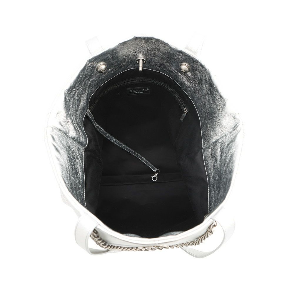 シャネル チェーントートバッグ ココマーク デカココ マトラッセ クラブ モナコ シャイニーカーフレザー CHANEL