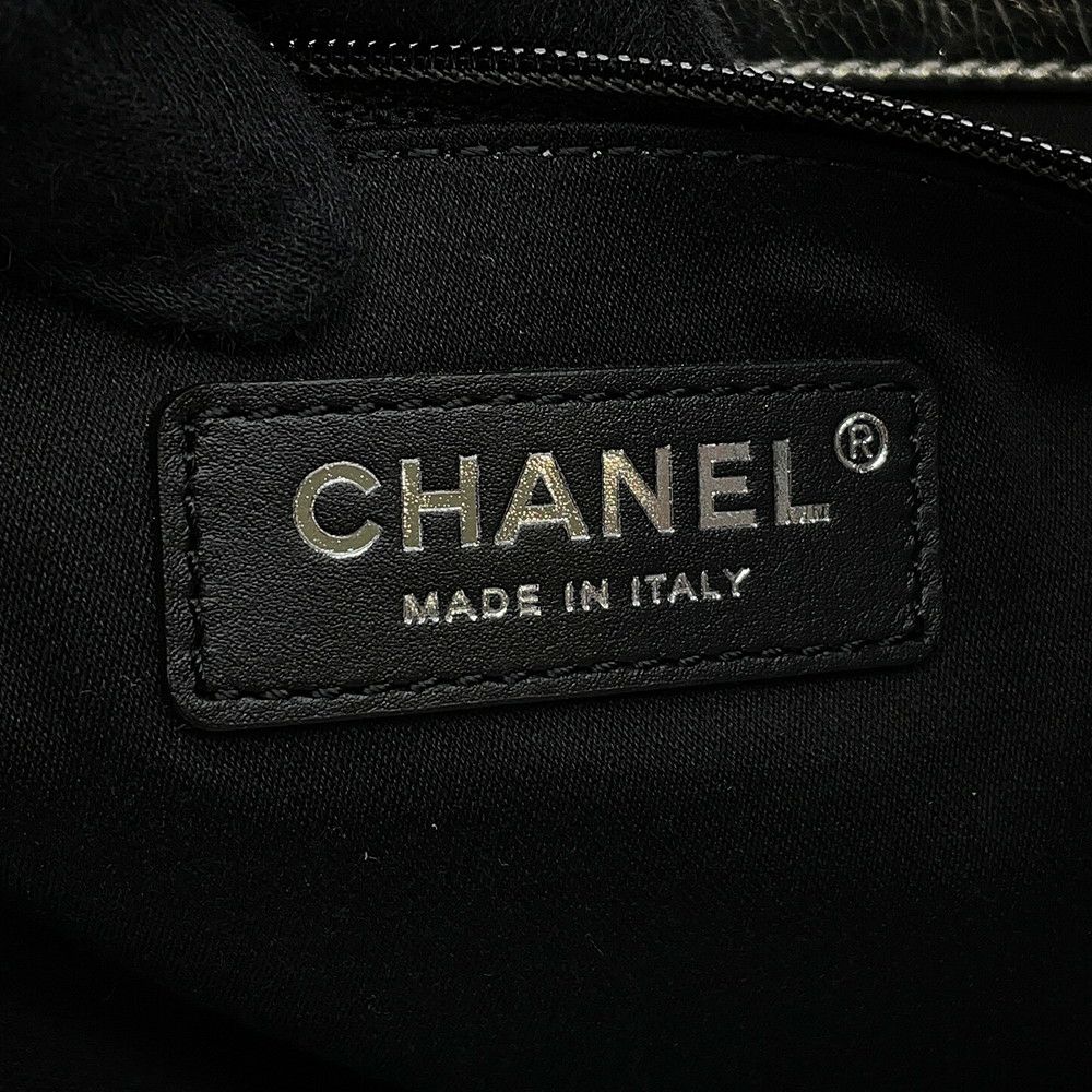 シャネル チェーントートバッグ ココマーク デカココ マトラッセ クラブ モナコ シャイニーカーフレザー CHANEL