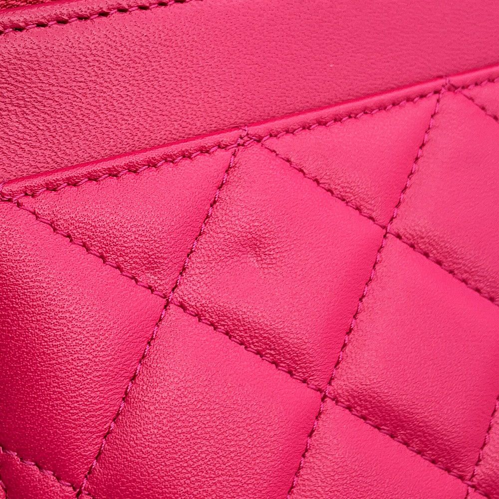 シャネル チェーンウォレット マトラッセ ココマーク ラムスキン AP3405 CHANEL 財布